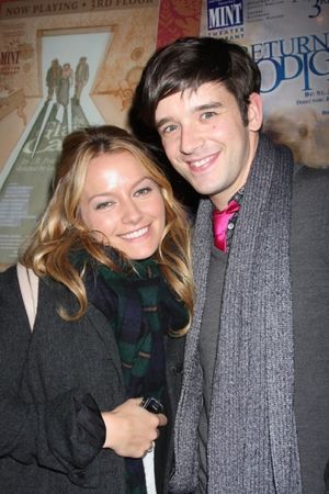 Becki Newton and Michael Urie Photo